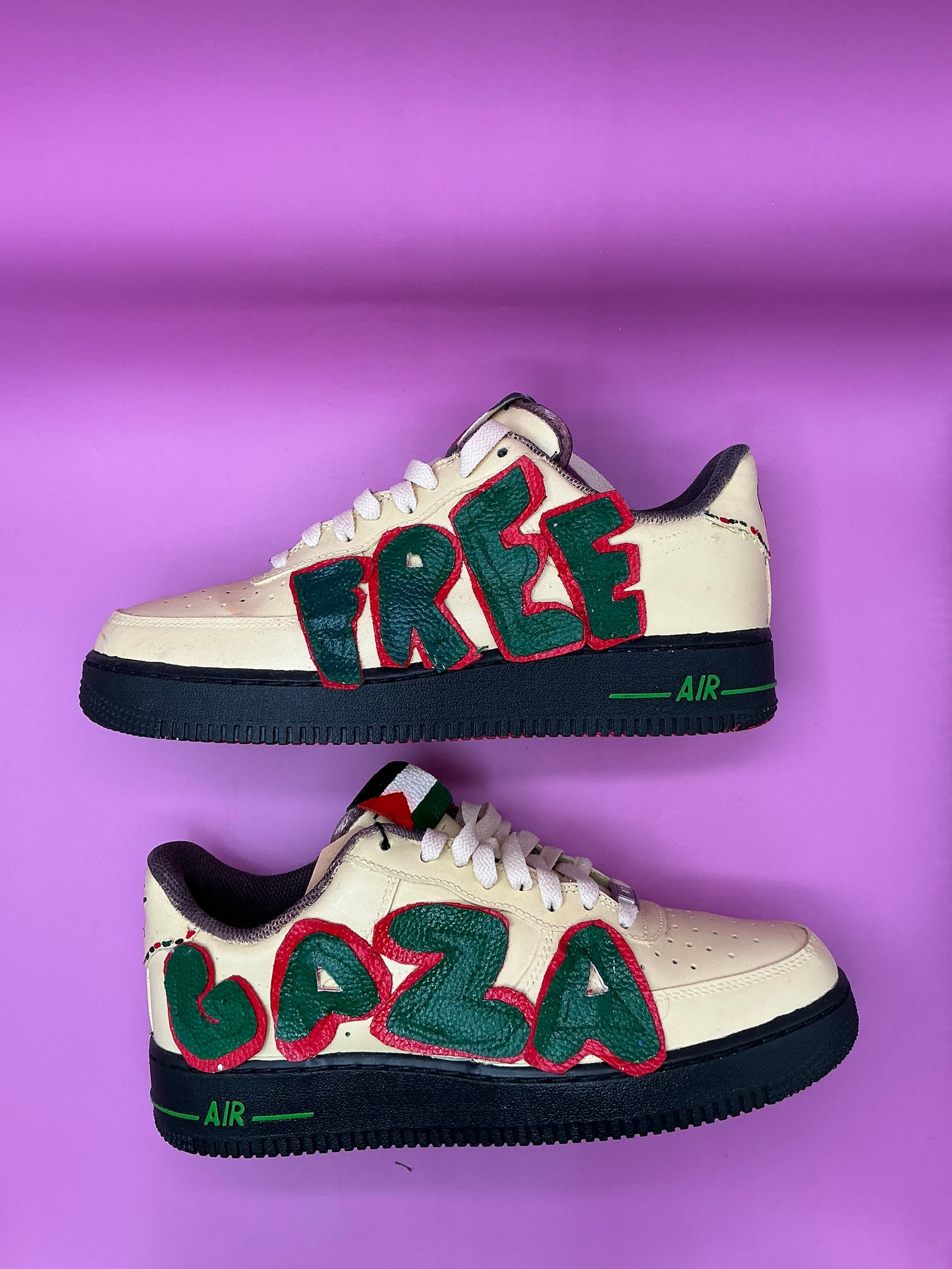 Strength (Repurposed Sneaker From Trash): A Tribute to Courage and Activism