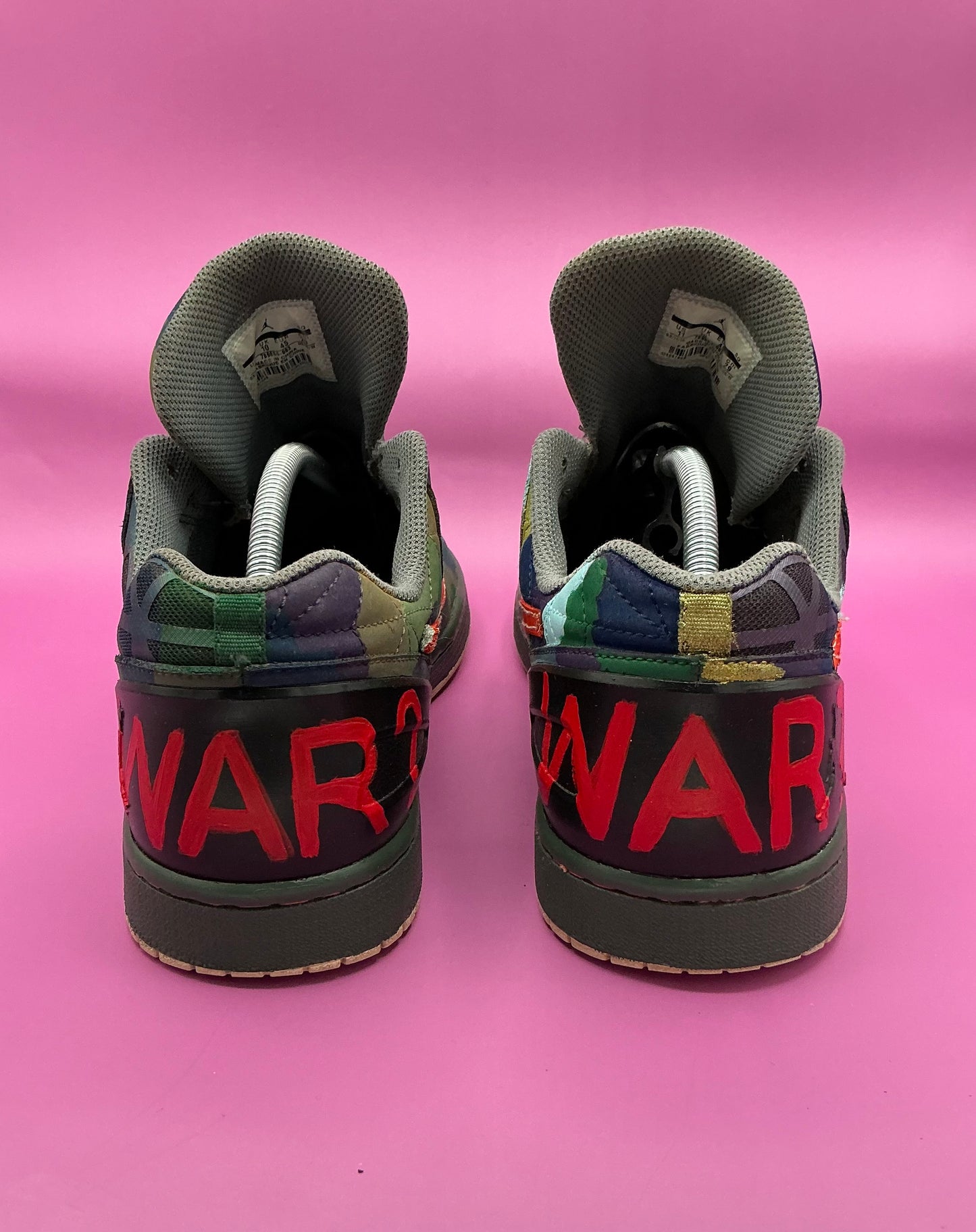 Why War? Repurposed Sneakers - Challenging Conflict and the Need for War