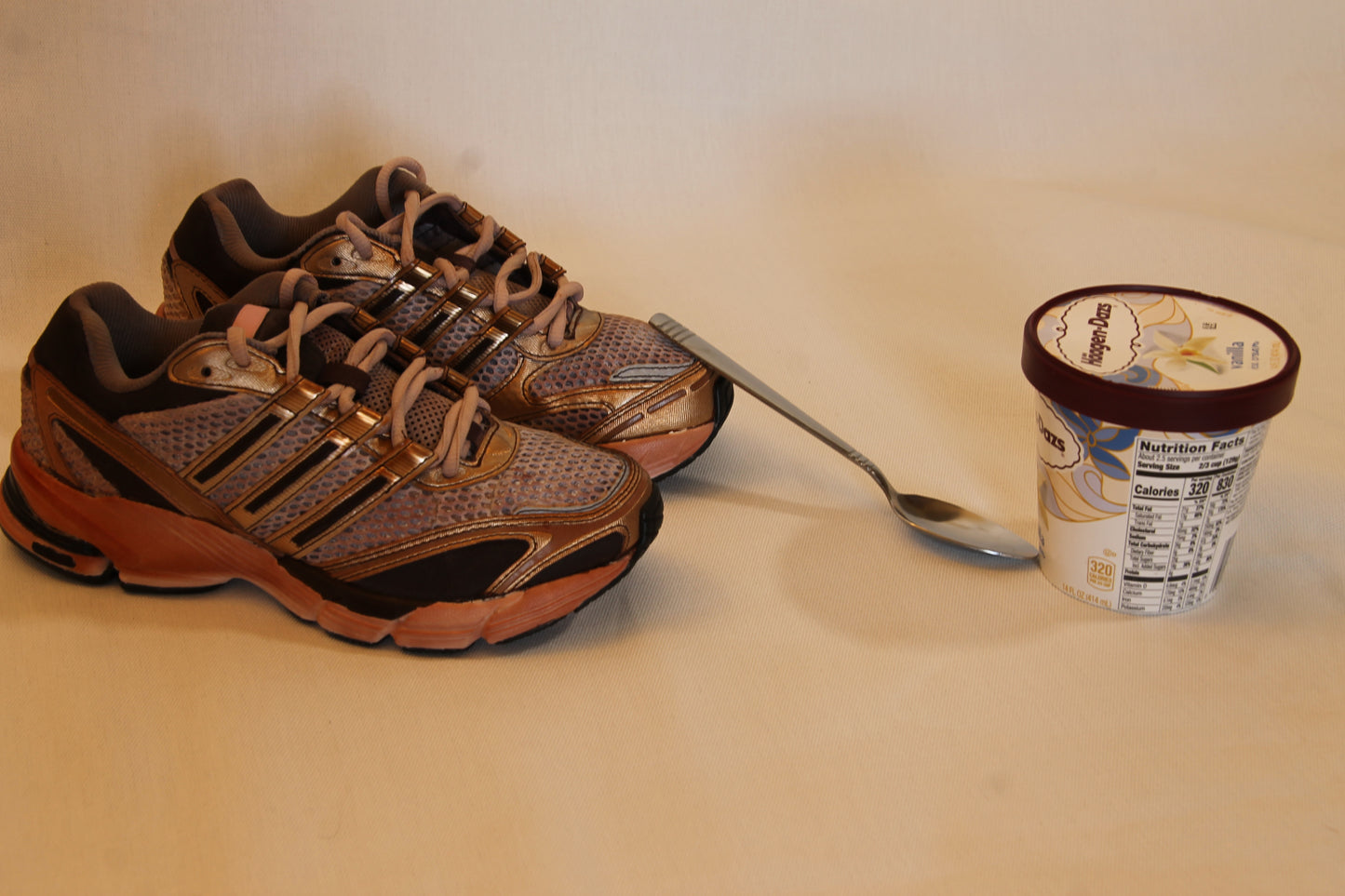 Caramel Swirl – Ice Cream-Themed Custom Sneakers with a Luxurious Touch